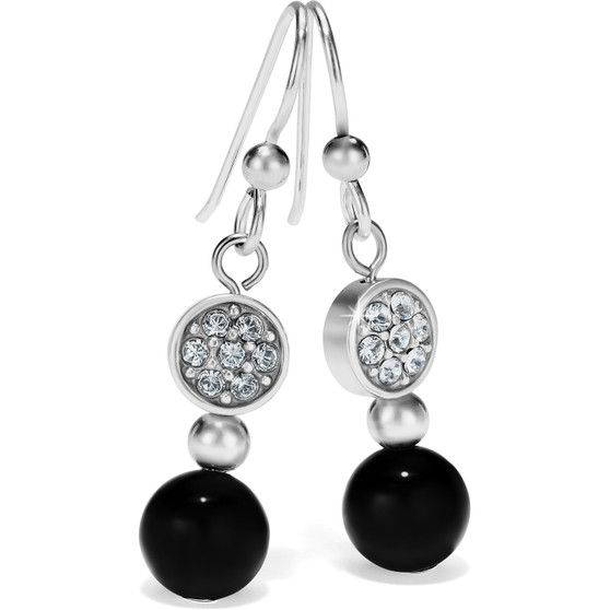 Brighton Meridian Petite Prime French Wire Earrings in Black