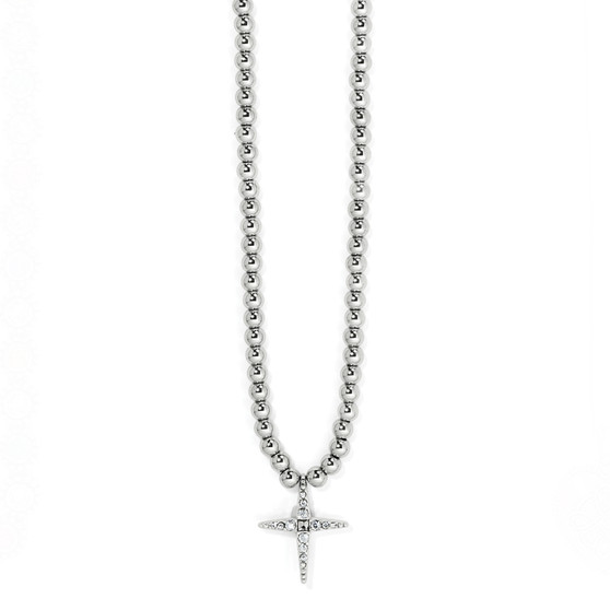 Brighton Illumina Radiance Beaded Necklace in Silver