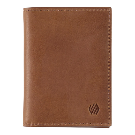 Johnston & Murphy Rhodes Bifold  Card Case in Tan