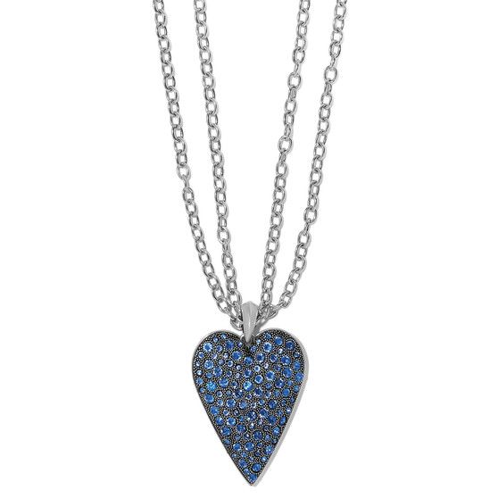 Brighton Glisten Heart Convertible Necklace