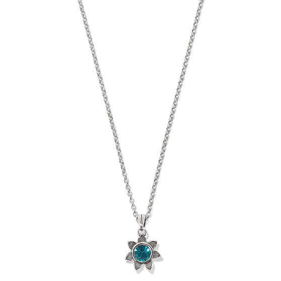 Brighton Everbloom Sunflower Necklace in December-Zircon