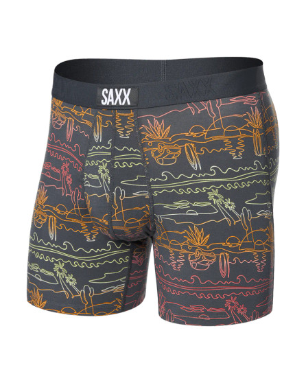 SAXX Underwear Ultra Super Soft Boxer Brief Fly in Summer Road Trip