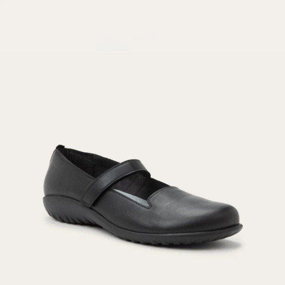 Naot Women's Purini in Black Jet Leather Naot Women's Purini in Black Jet Leather