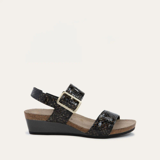 Naot Women's Dynasty Sandal in Reptile Patent Leather