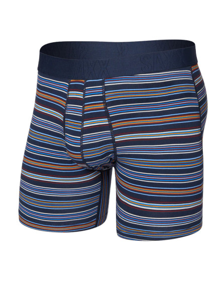 Saxx DropTemp® Cooling Cotton in Vivid Stripe-Maritime