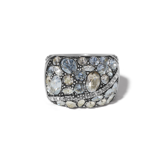 Brighton Trust Your Journey Ring in Silver Sky