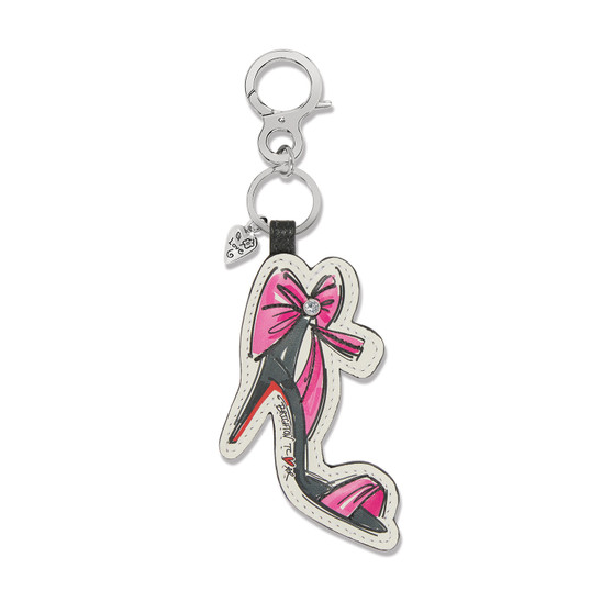 Brighton Fashionista Cover Girls High Heels Handbag Fob in Multi
