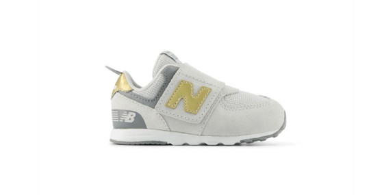 New Balance Toddlers 574 NEW-B Hook & Loop in Grey Matter