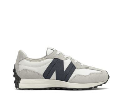 New Balance Big Kids Lifestyle 327 Lace in Grey and Black