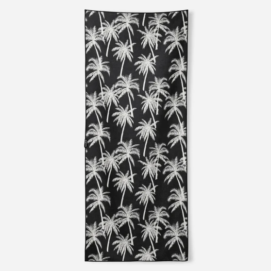 Nomadix Bunch Palms Black Towel