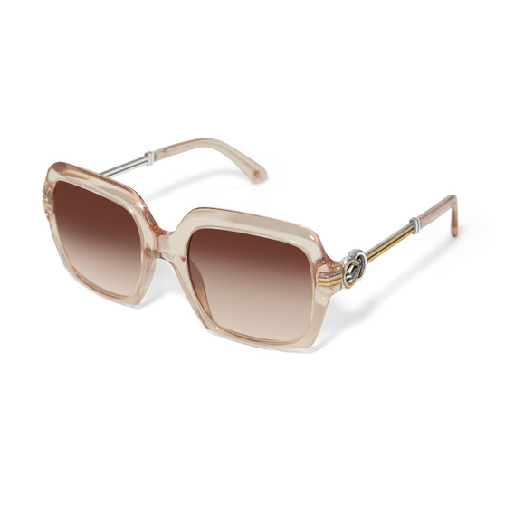 Brighton Interlok Harmony Two Tone Sunglasses in Pink