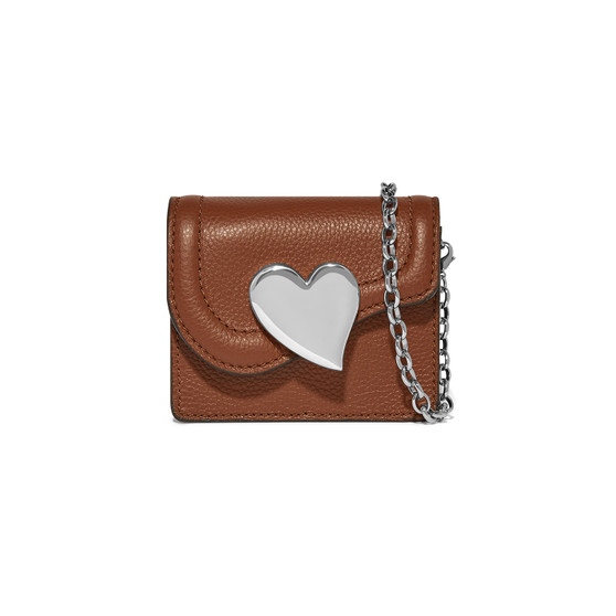 Brighton Cascade Small Wallet In Bourbon