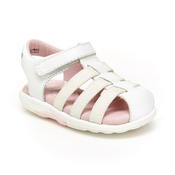 Stride Rite Toddler's SRTech Luna Sandal in White