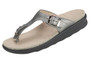 SAS Women's Sanibel T-Strap Slide Sandal in Pewter