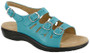 SAS Women's Mystic Slingback Sandal in Web Turquoise