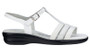 SAS Women's Capri T-Strap Sandal in White Multi