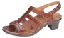 SAS Women's Allegro Heel Strap Sandal in Cognac Croc