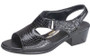 SAS Women's Suntimer Heel Strap Sandal in Black Croc