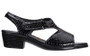 SAS Women's Suntimer Heel Strap Sandal in Black Croc
