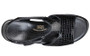 SAS Women's Suntimer Heel Strap Sandal in Black Croc