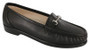 SAS Women's Metro Slip On Loafer in Smooth Black