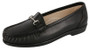 SAS Women's Metro Slip On Loafer in Smooth Black