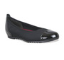 Munro Women's Henlee in Black Fabric/Patent