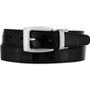 Brighton Men's Reversible Croco Belt in Black-Peanut