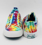 Blowfish Malibu Kid's Play-K Sneaker in Rainbow Tie Dye Canvas