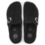 Birkenstock Buckley Clog in Black Suede  Leather