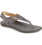 Olukai Women's 'Eheu Slingback Sandal in Pewter/Charcoal