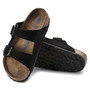 Birkenstock Arizona Soft Footbed in Black Suede Leather