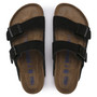 Birkenstock Arizona Soft Footbed in Black Suede Leather