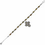 Brighton Via Delorosa Cross Bracelet in Silver-Gold