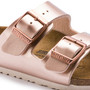 Birkenstock Children's Arizona Kids in Electric Metallic Copper