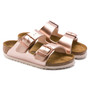 Birkenstock Children's Arizona Kids in Electric Metallic Copper