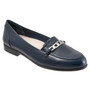 Trotters Women's Anastasia Slip On in Navy Lizard