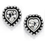 Brighton Twinkle Shimmer Heart Mini Post Earrings