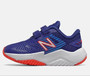 New Balance Toddler's Hook and Loop Rave Run in Marine Blue