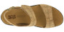 SAS Women's Nudu Heel Strap Sandal in Golden Cork