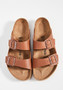 Birkenstock Men's Arizona Antique Pull Cognac