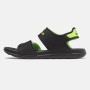 New Balance Children's  Sport Sandal in Black/Lime