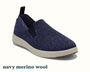 Woolloomooloo Women's Suffolk Slip-On in Navy