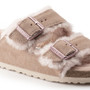 Birkenstock Women's Arizona Shearling in Light Rose