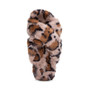 Aetrex Women's Penelope Adjustable Faux Fur Slippers in Leopard