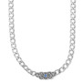 Brighton Interlok Lustre Collar Necklace in Light Sapphire