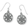 Brighton Interlok Medallion French Wire Earrings