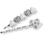 Brighton Hearts Ablaze Bobby Pins Set