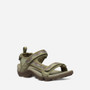 Teva Kids Tanza Sandal in Steps Dark Olive