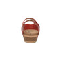 Aetrex Women's Jillian Braided Quarter Strap Sandal in Red